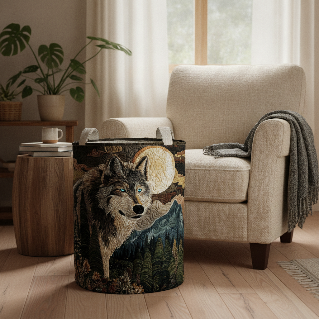 Moonlight Howl Laundry Basket