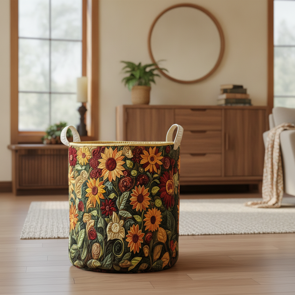 Amber Meadow Laundry Basket
