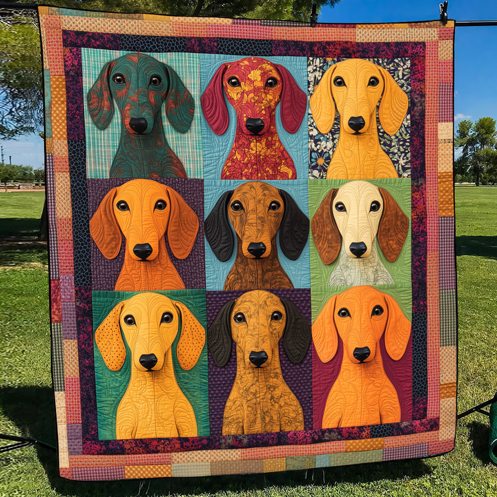 Adorable Dachshund Blanket