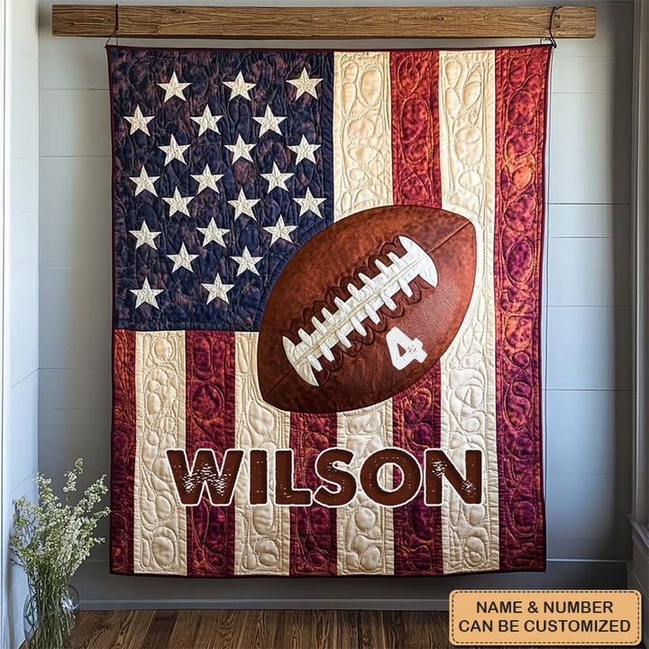 All-Star Gridiron Personalized Blanket