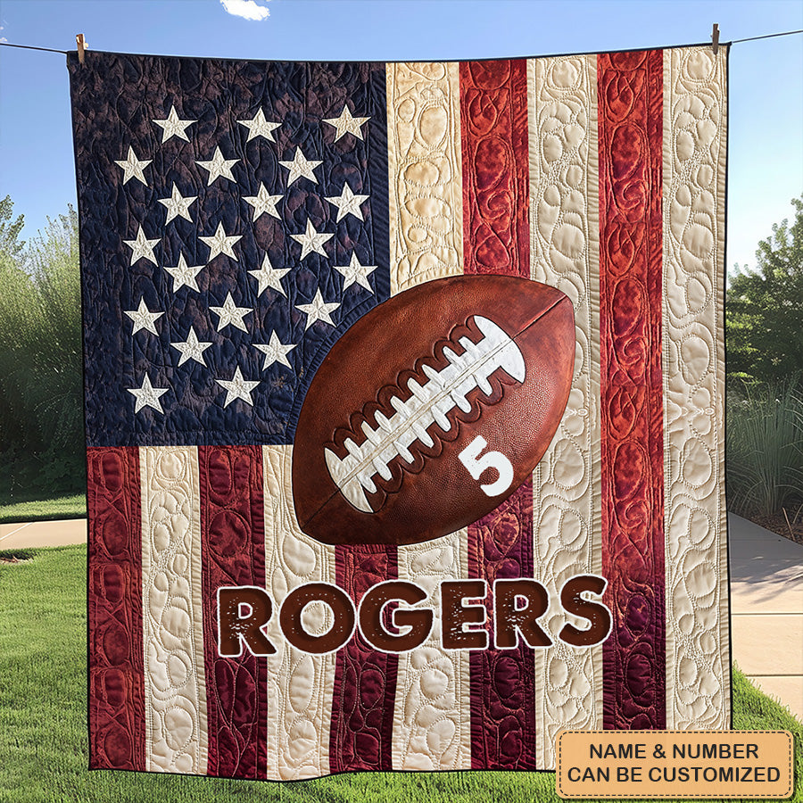 All-Star Gridiron Personalized Blanket