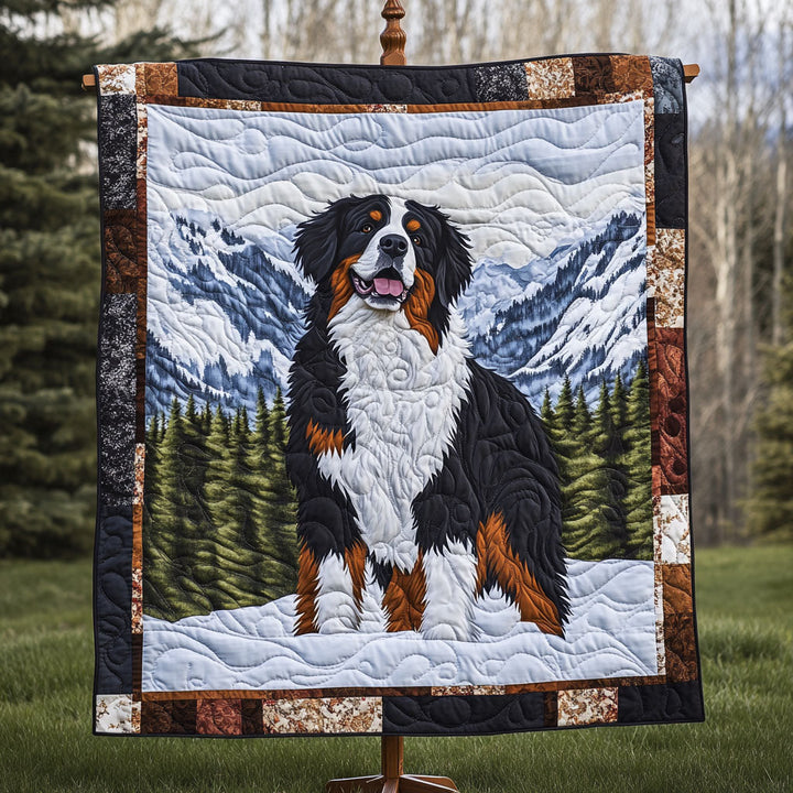 Alpine Bernese Dreams Blanket