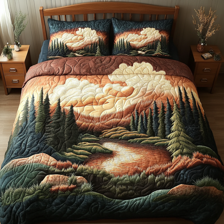 Alpine Glow 3-Piece Bedding Set