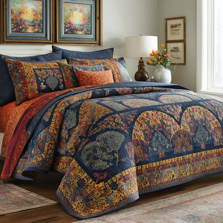 Amber Paisley Trail Blanket