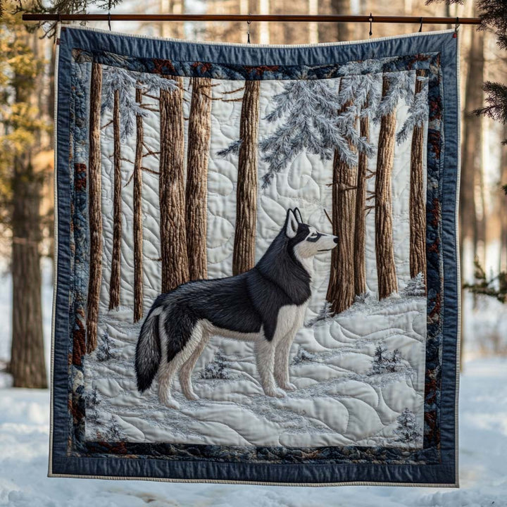 Among the Winter Pines Blanket