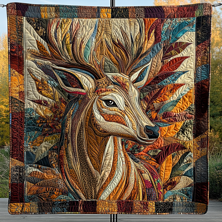 Antlered Elegance Blanket
