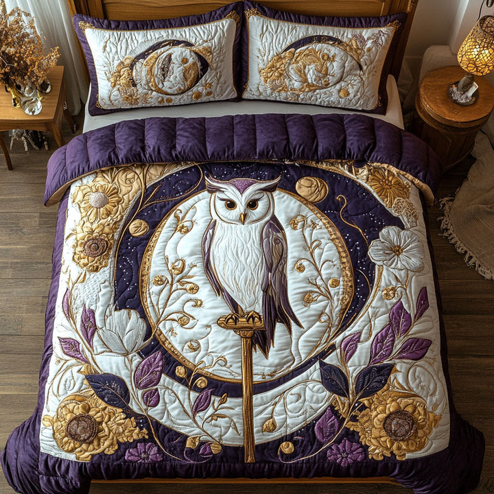Arcane Owl 3-Piece Bedding Set