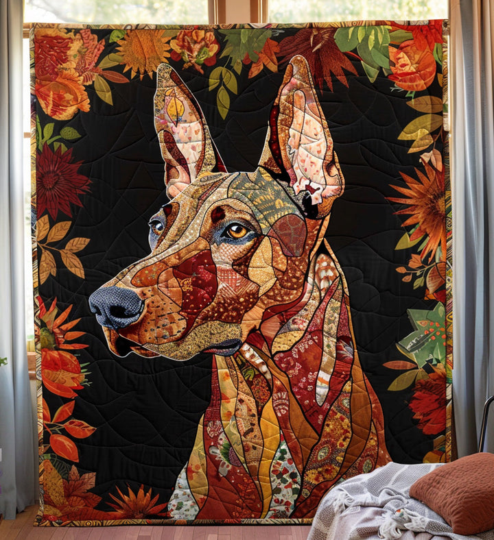 Autumn Doberman Bliss Blanket