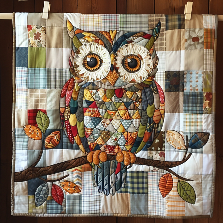 Autumn Patch Owl Blanket