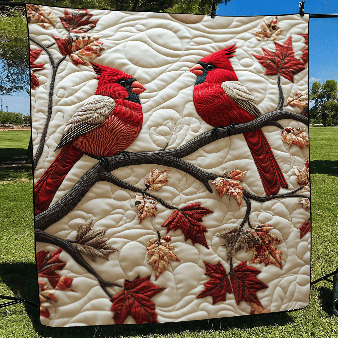 Autumn Cardinal Blanket