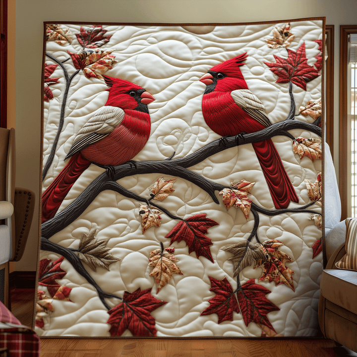 Autumn Cardinal Blanket