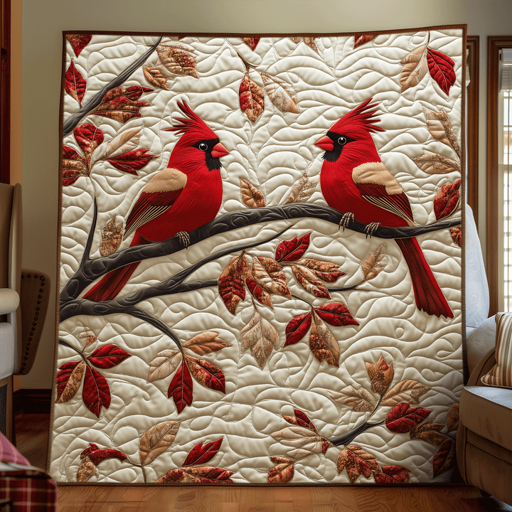 Autumn Cardinal Blanket