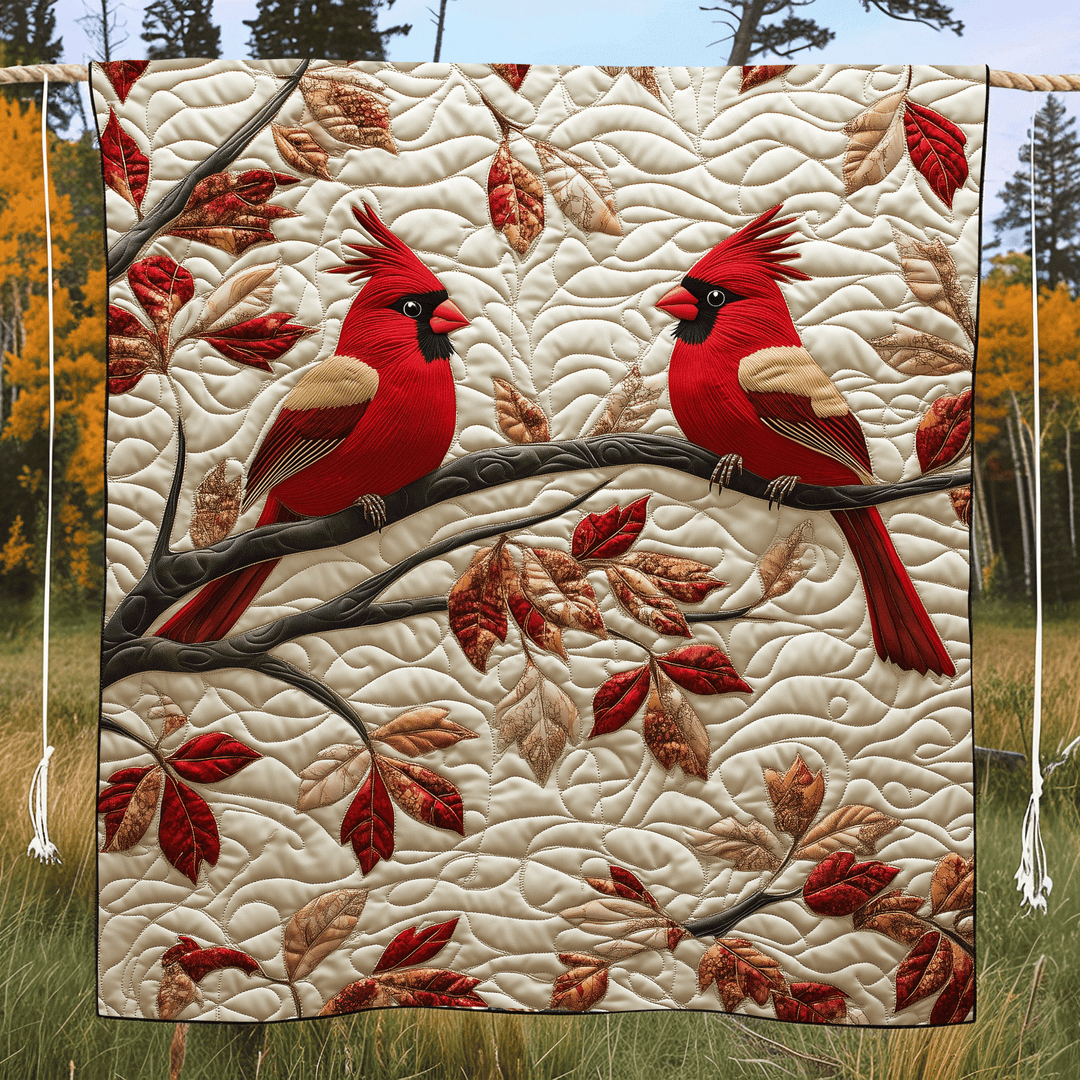 Autumn Cardinal Blanket