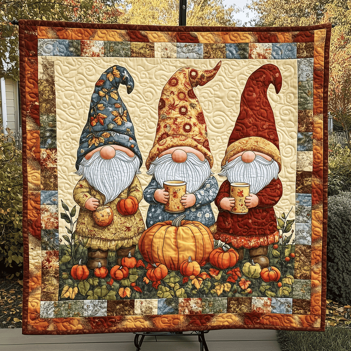 Autumn Gnomes Blanket