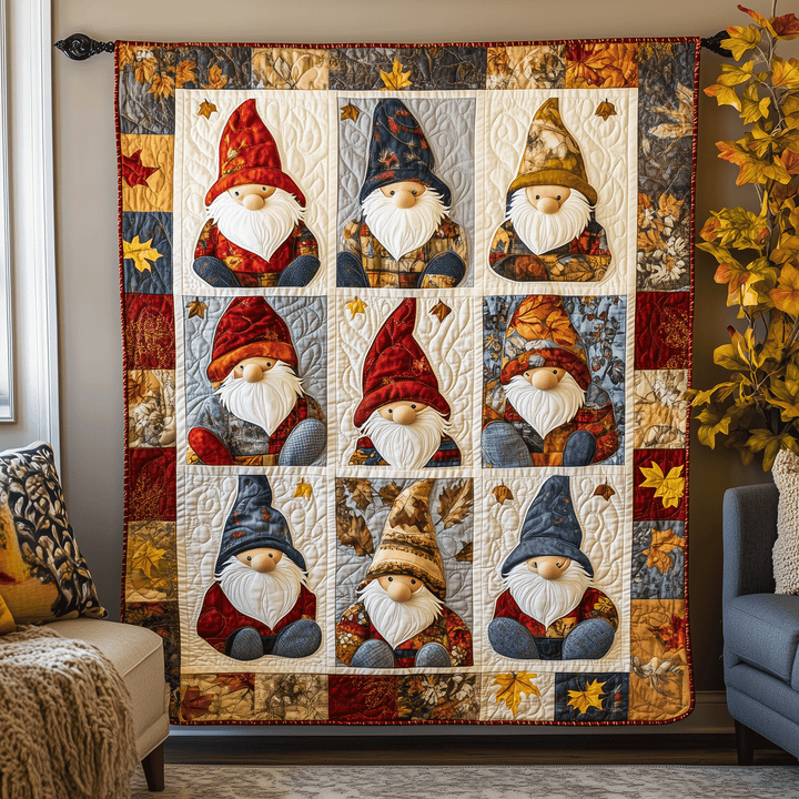 Autumn Gnomes Blanket