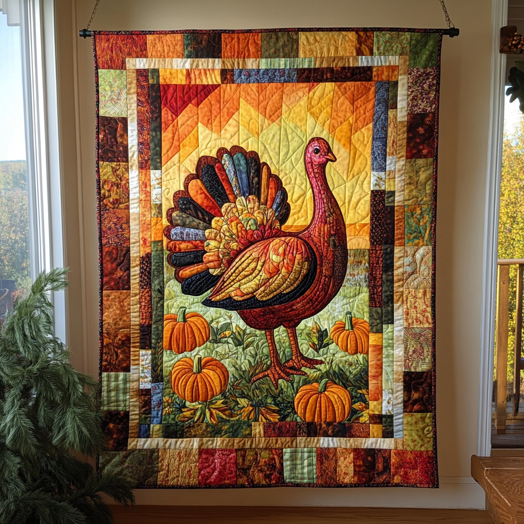 Autumn Magic Turkey Blanket