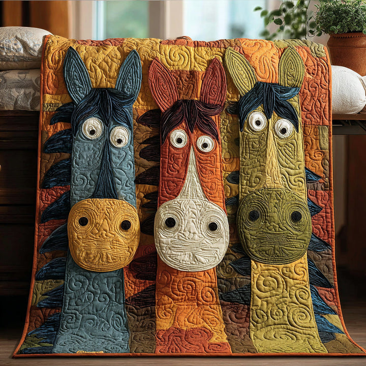 Autumn Mustang Blanket