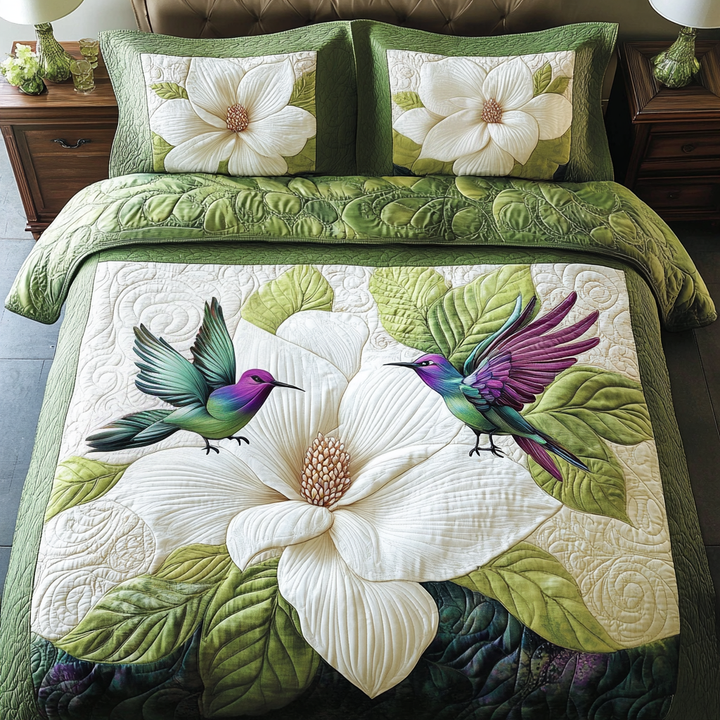 Blossom Hum 3-Piece Bedding Set