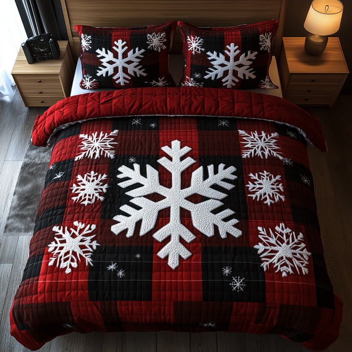 Buffalo Snow 3-Piece Bedding Set