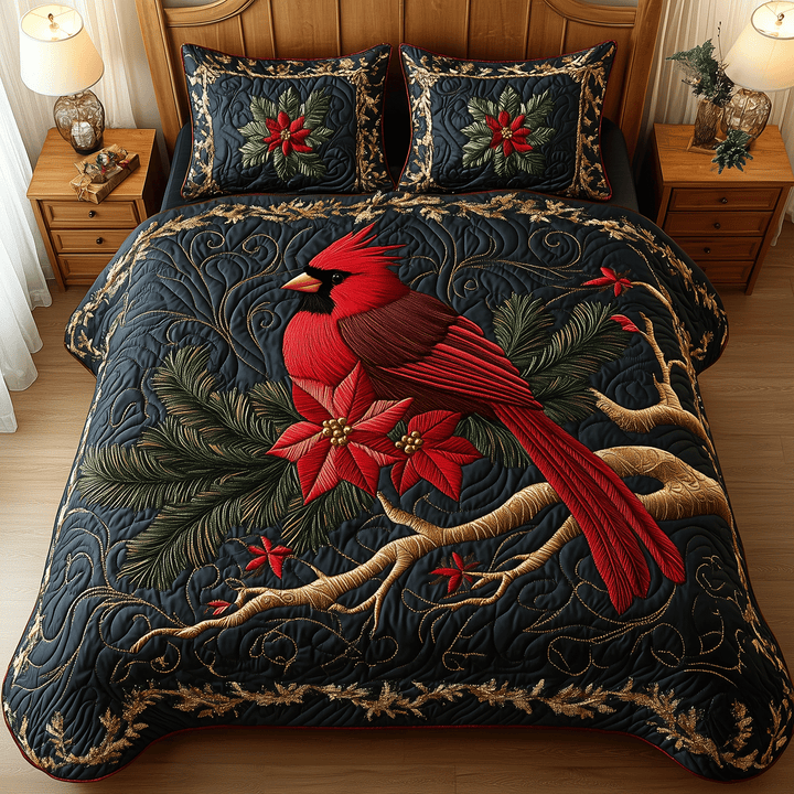 Cardinal Beauty 3-Piece Bedding Set
