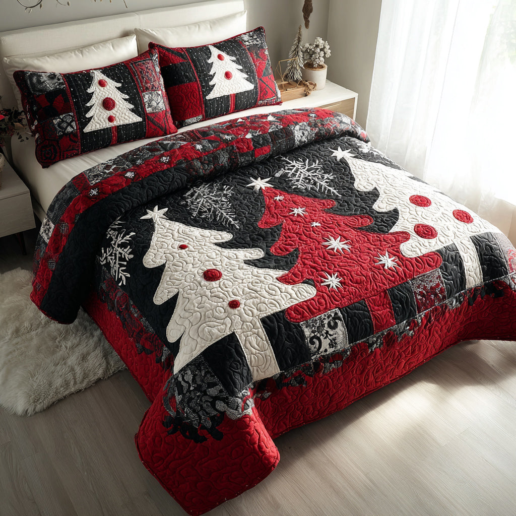 Christmas Tree Noel 3-Piece Bedding Set