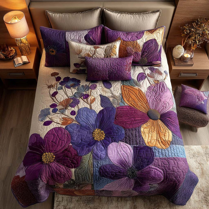 Cottage Blossom 3-Piece Bedding Set