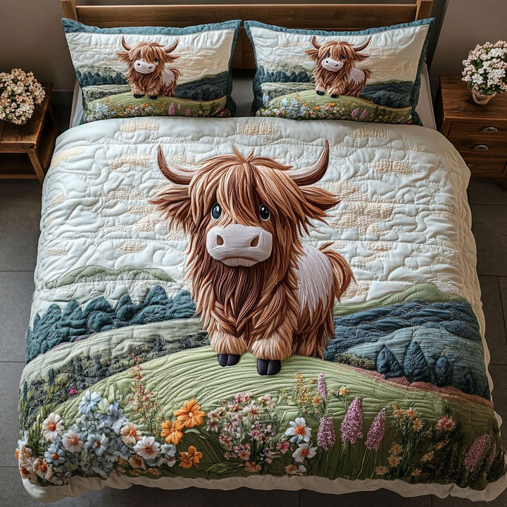 Cow Country 3-Piece Bedding Set