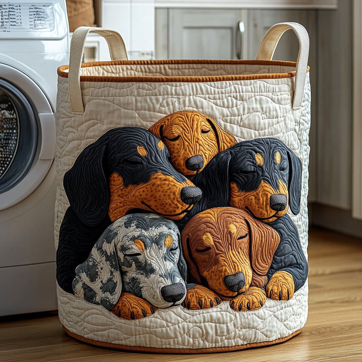 Dachshund Dream Laundry Basket