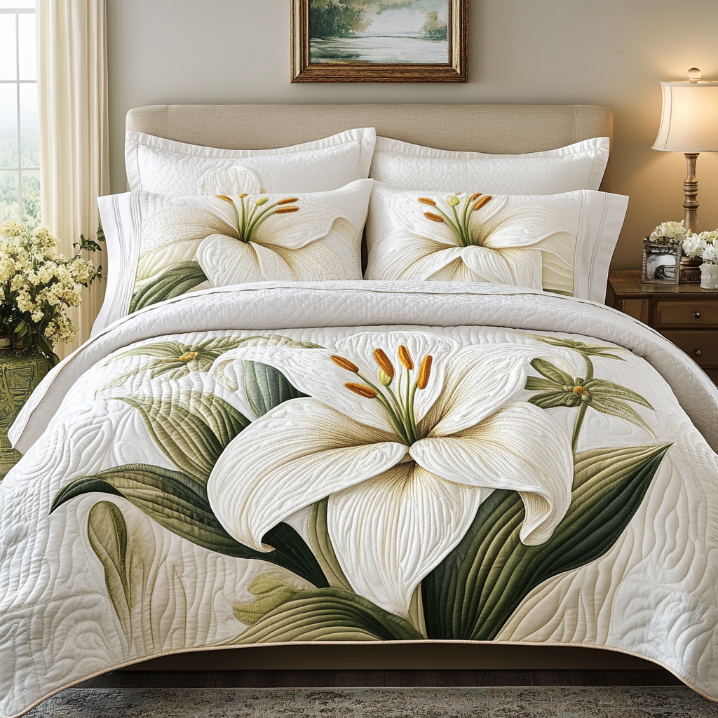 Floral Bliss 3-Piece Bedding Set