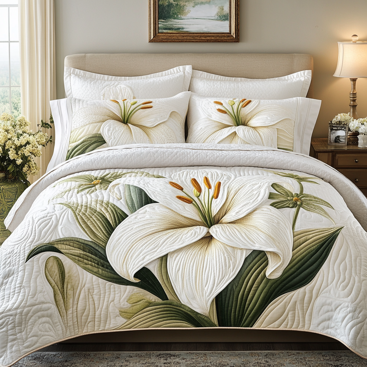 Floral Bliss 3-Piece Bedding Set