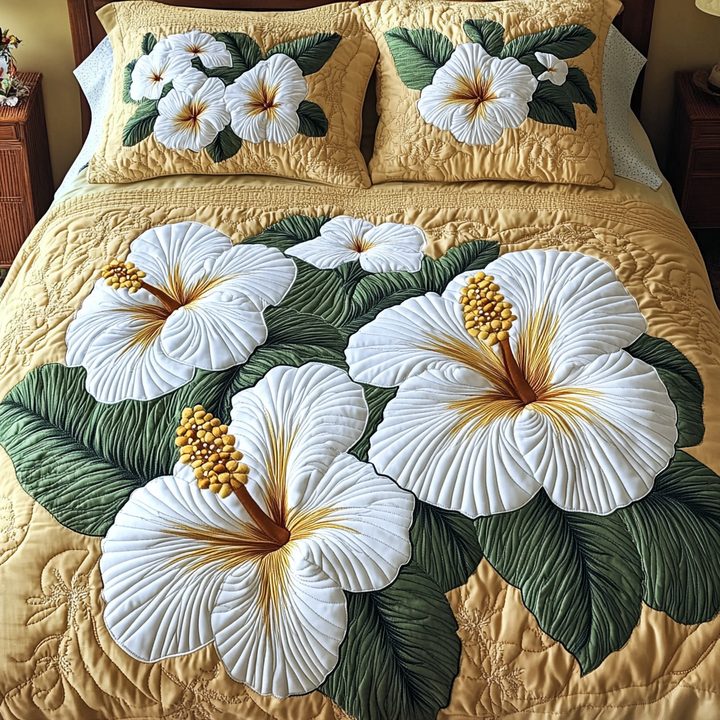 Floral Hues 3-Piece Bedding Set