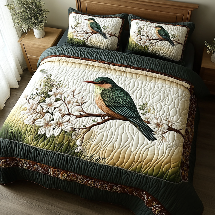 Fluttering Beauty 3-Piece Bedding Set