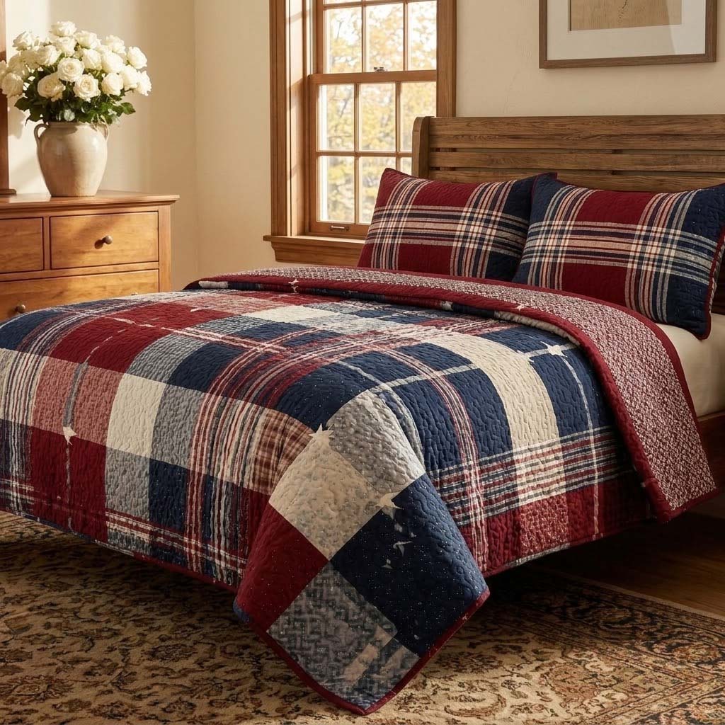 Homestead Plaid 3-Piece Bedding Set