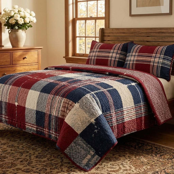 Homestead Plaid 3-Piece Bedding Set