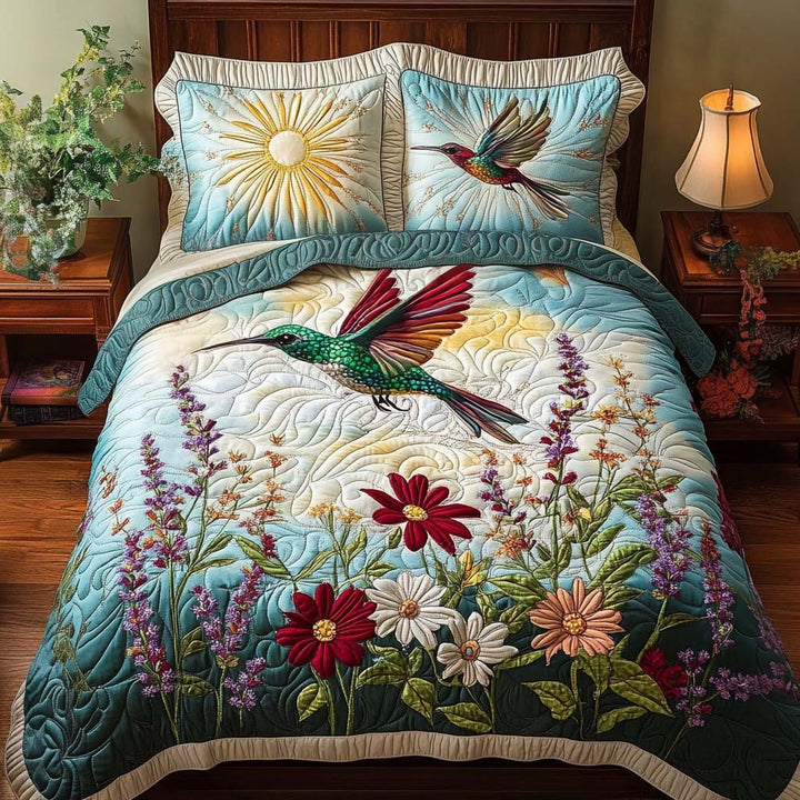 Hummingbird 3-Piece Bedding Set