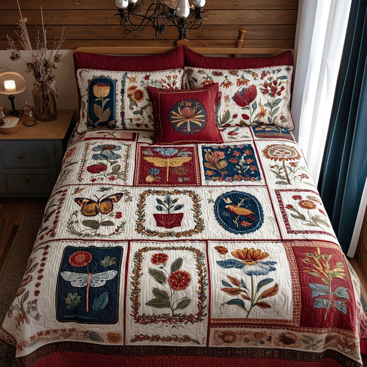 Morning Petals 3-Piece Bedding Set