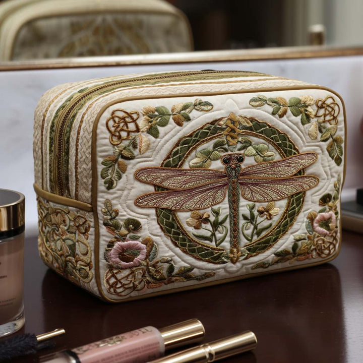 Mystic Dancer Quilted Makeup Bag
