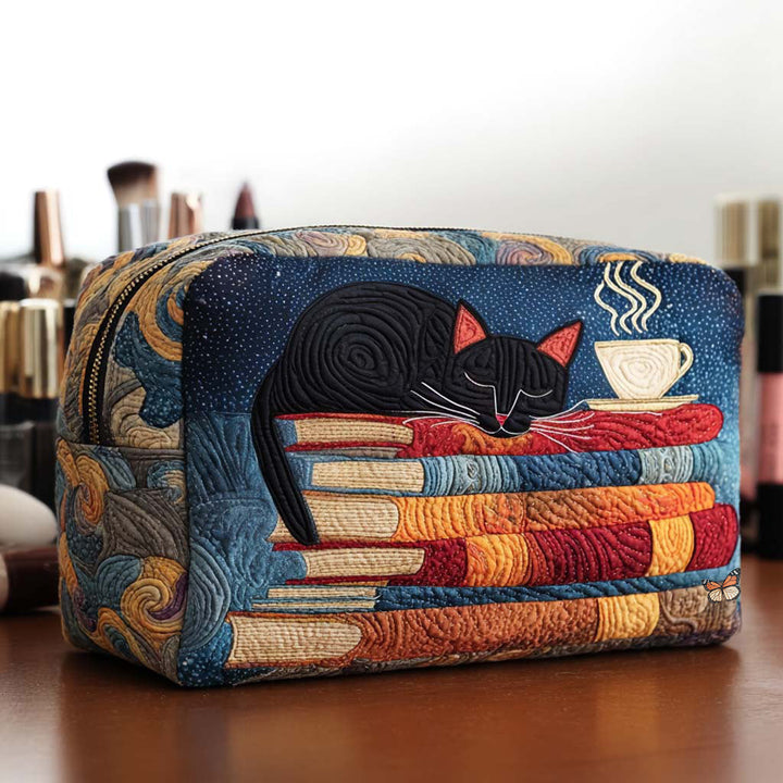 Nap Queen Quilted Makeup Bag