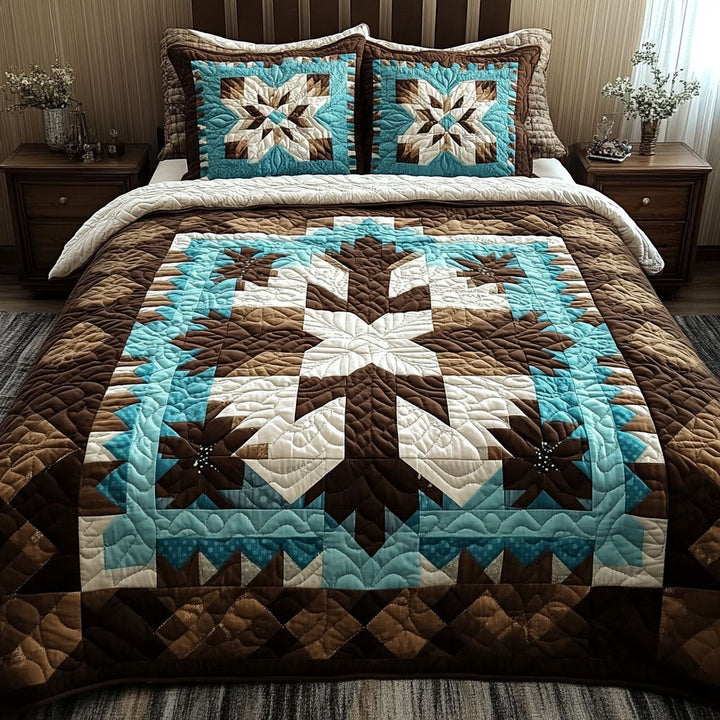Nature Mosaic 3-Piece Bedding Set