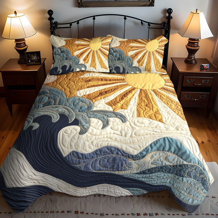 Ocean Sunrise 3-Piece Bedding Set