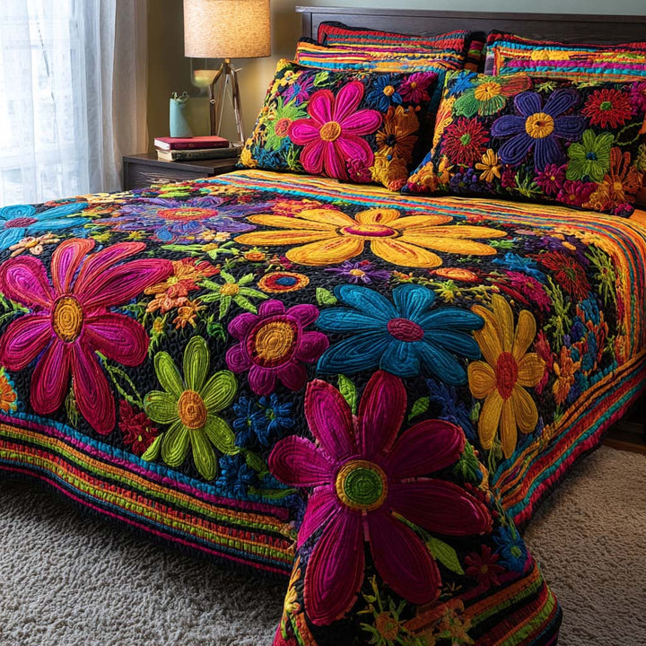 Petal Serene 3-Piece Bedding Set
