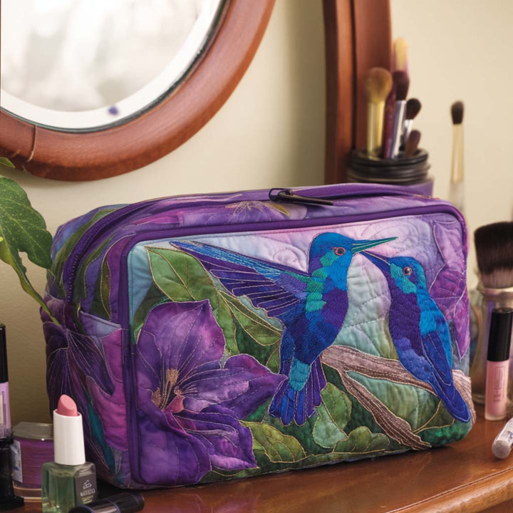 Pocket Joy Quilted Makeup Bag