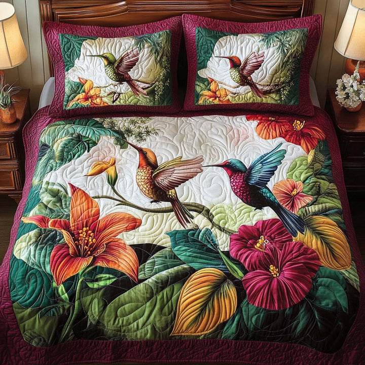Hummingbird 3-Piece Bedding Set