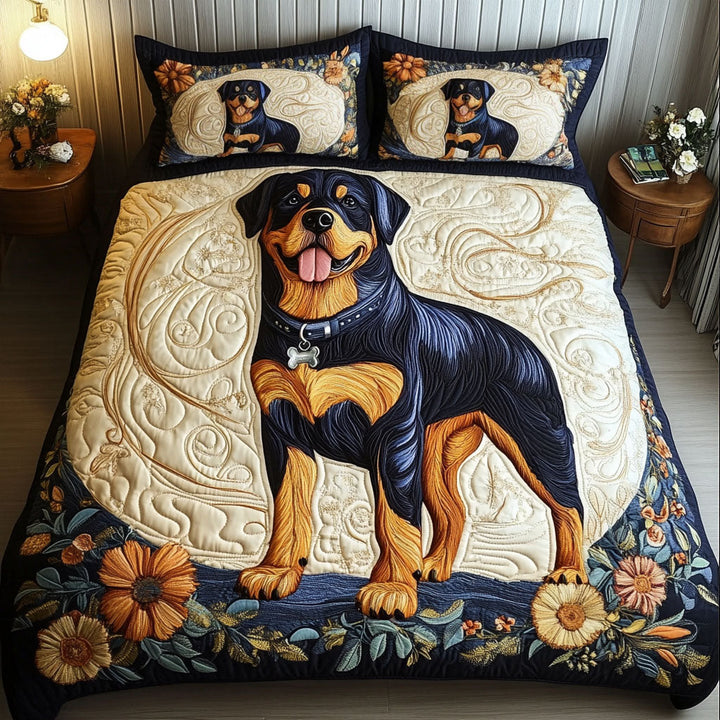Regal Rottie 3-Piece Bedding Set