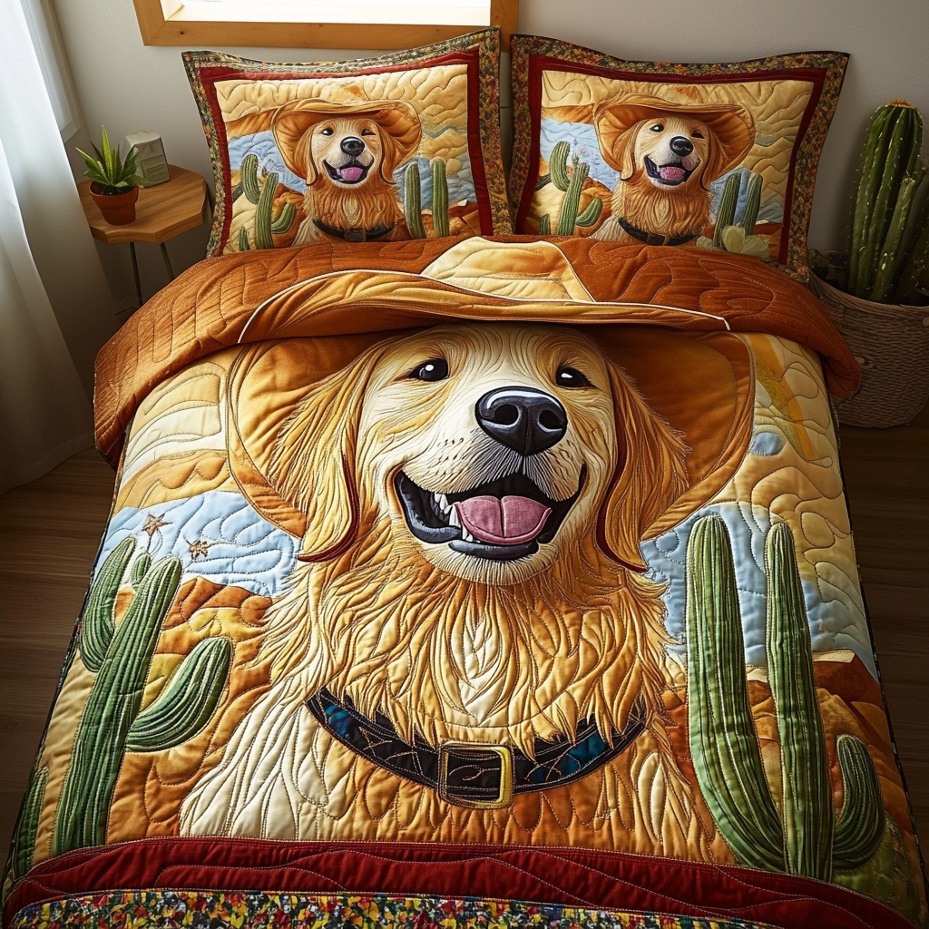 Retriever Rodeo 3-Piece Bedding Set