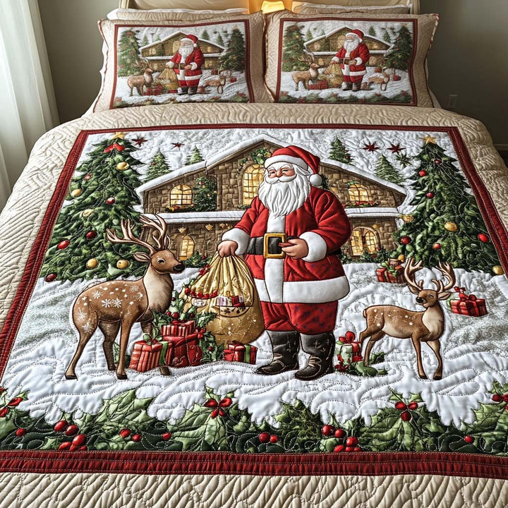 Santa Arrival 3-Piece Bedding Set