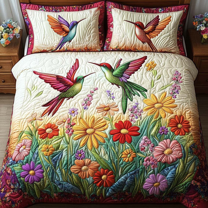 Hummingbird 3-Piece Bedding Set