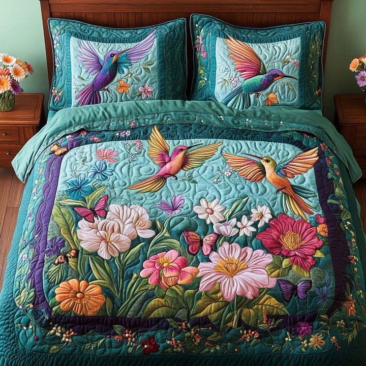 Hummingbird 3-Piece Bedding Set