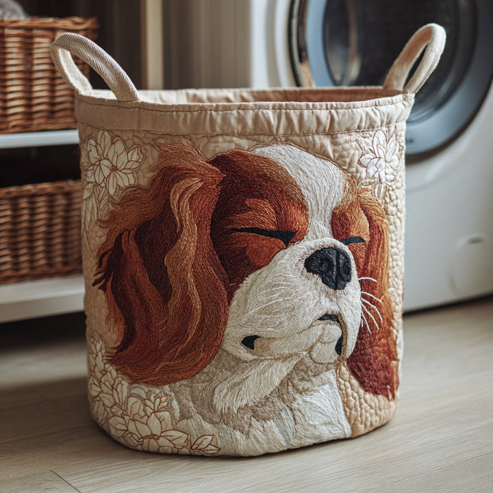 Sleepy King Charles Laundry Basket