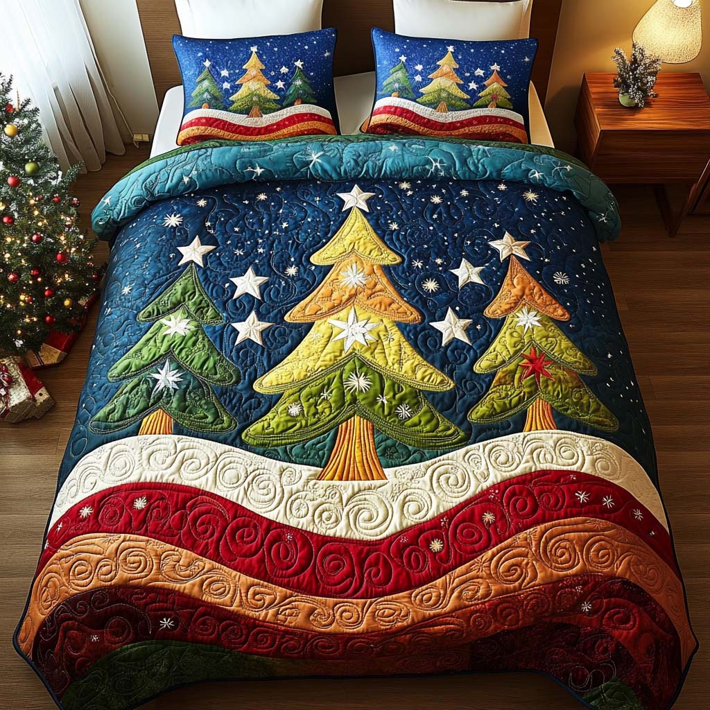 Xmas 3-Piece Bedding Set